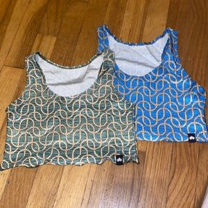 Green & Blue Crop Top Bundle